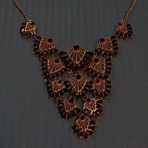 Black and gold necklace